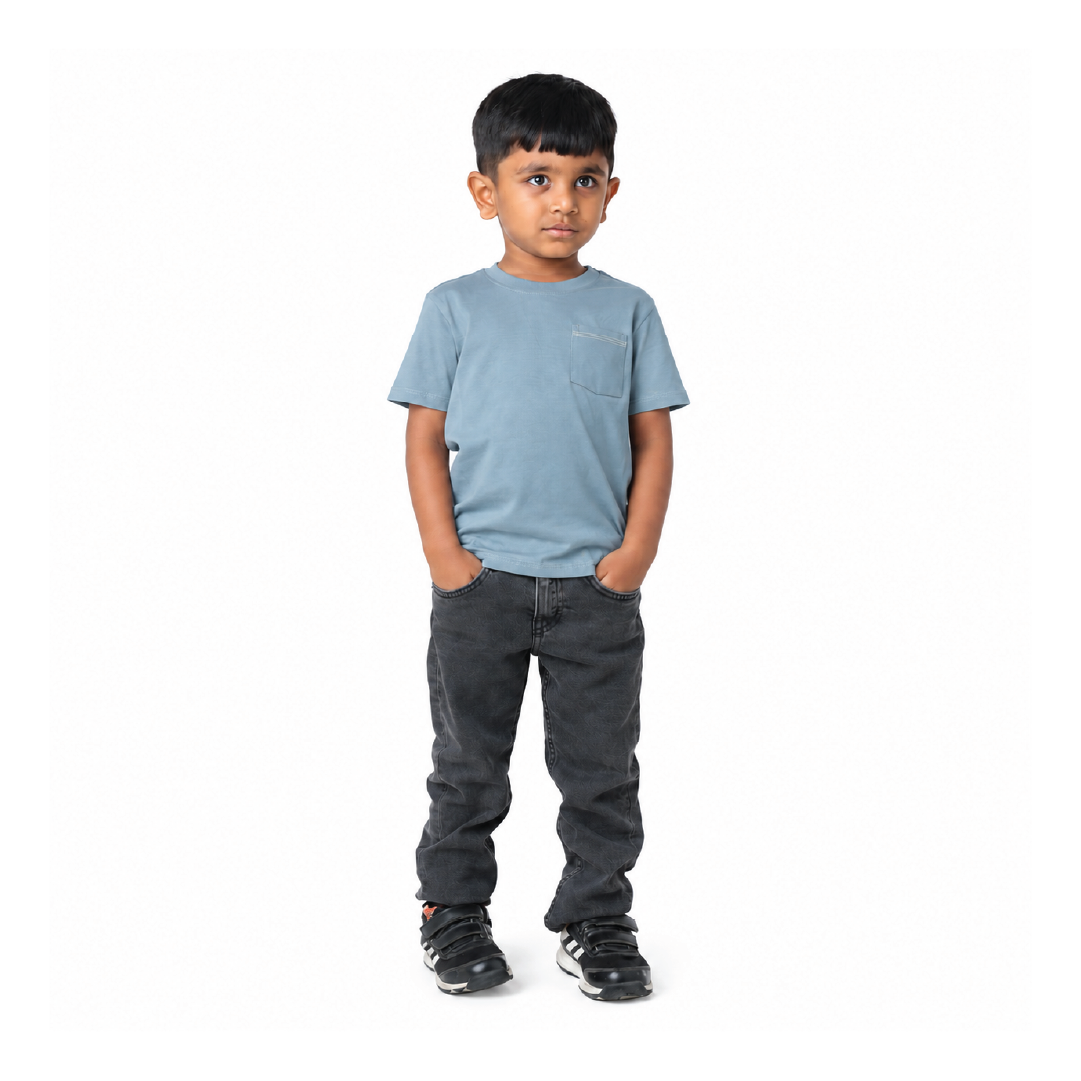 Coastal Cool, Plain grey and denim - Boys