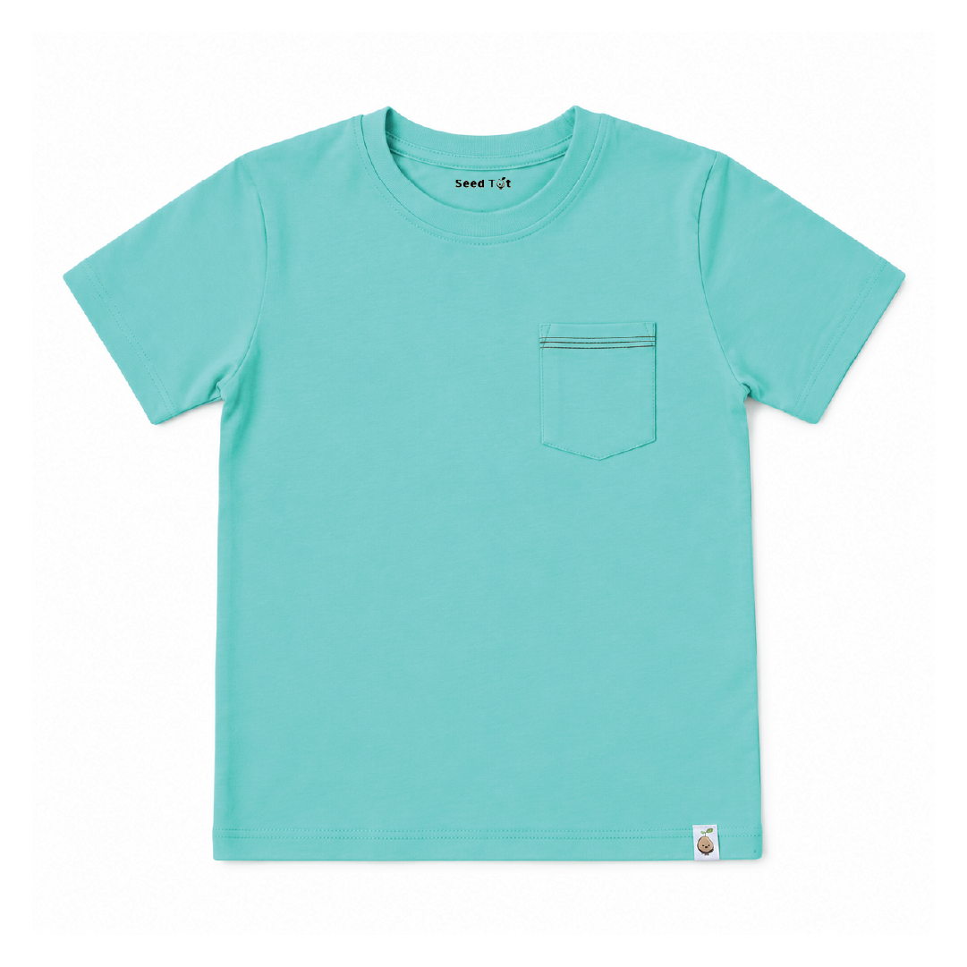 Dusk & dawn, Plain mint and denim - boys