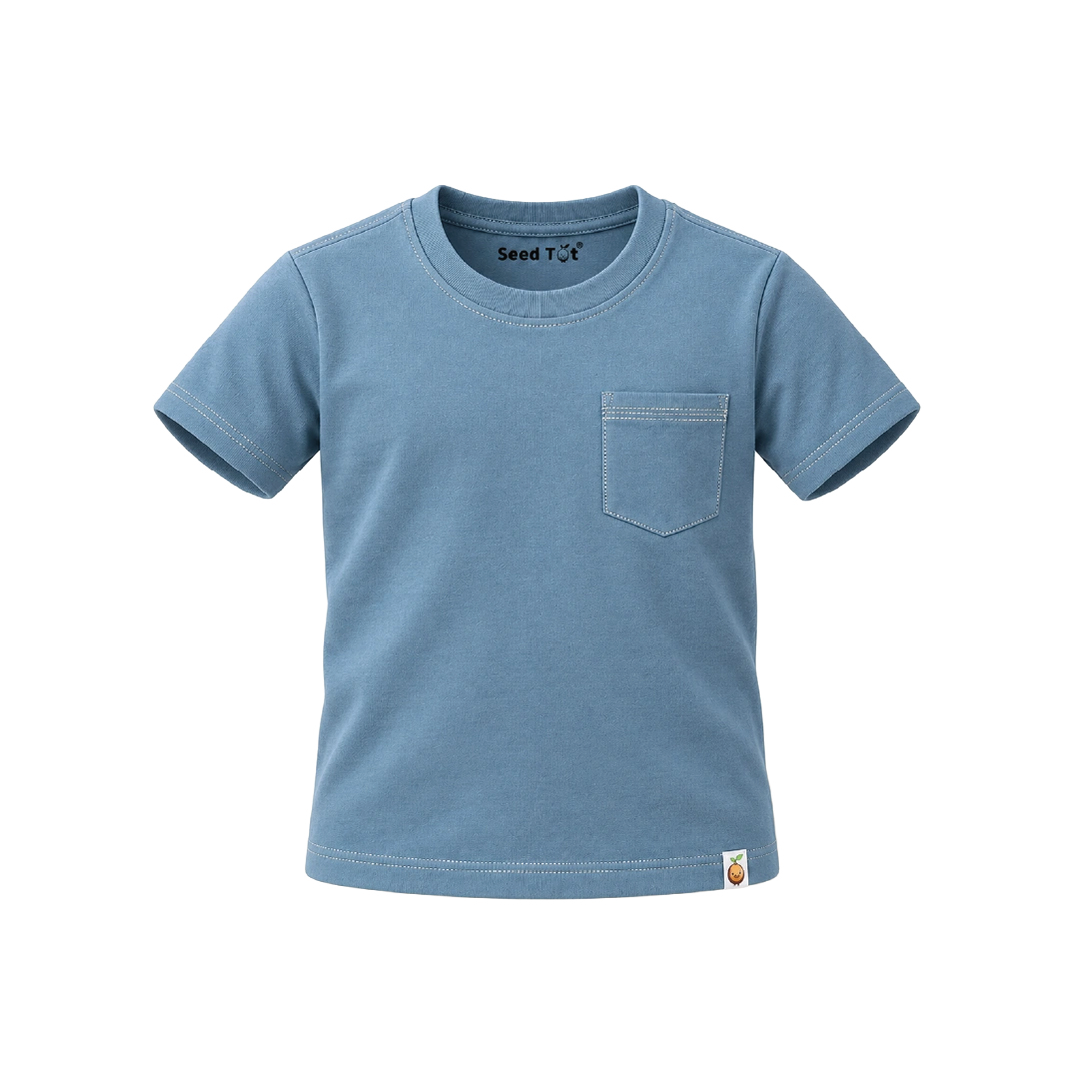 Pebble Pocket Cotton Boys' T-Shirt