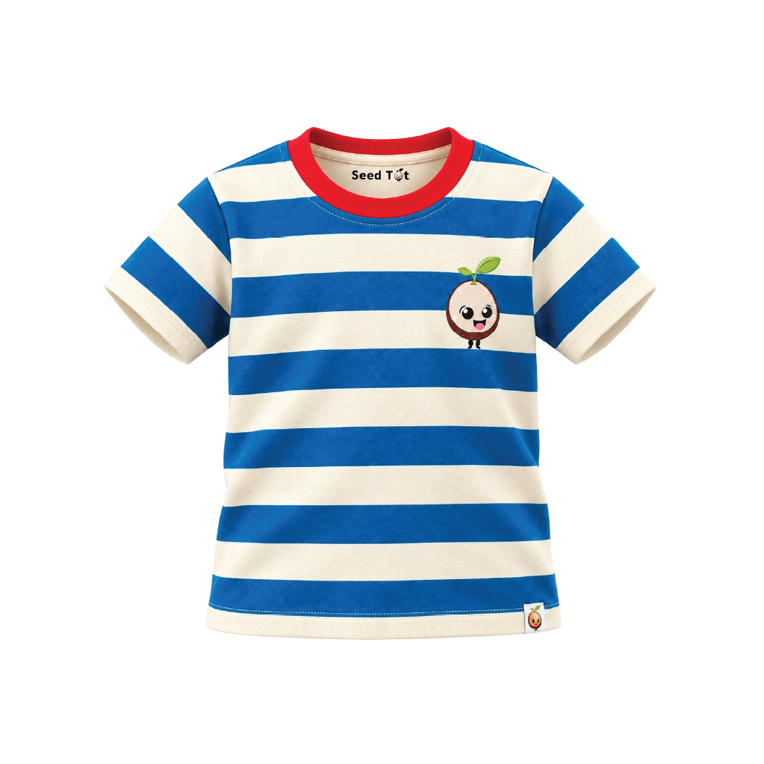 Retro Stripes Cotton Boys' T-Shirt