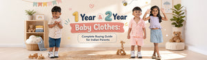 1 Year & 2 Year Baby Clothes: Complete Buying Guide for Indian Parents