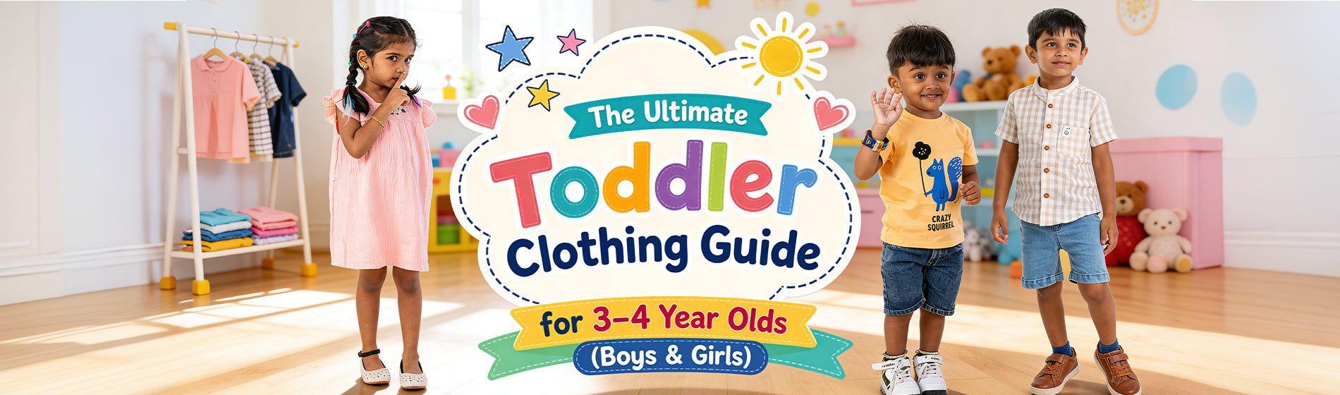 The Ultimate Toddler Clothing Guide for 3-4 Year Olds (Boys & Girls)