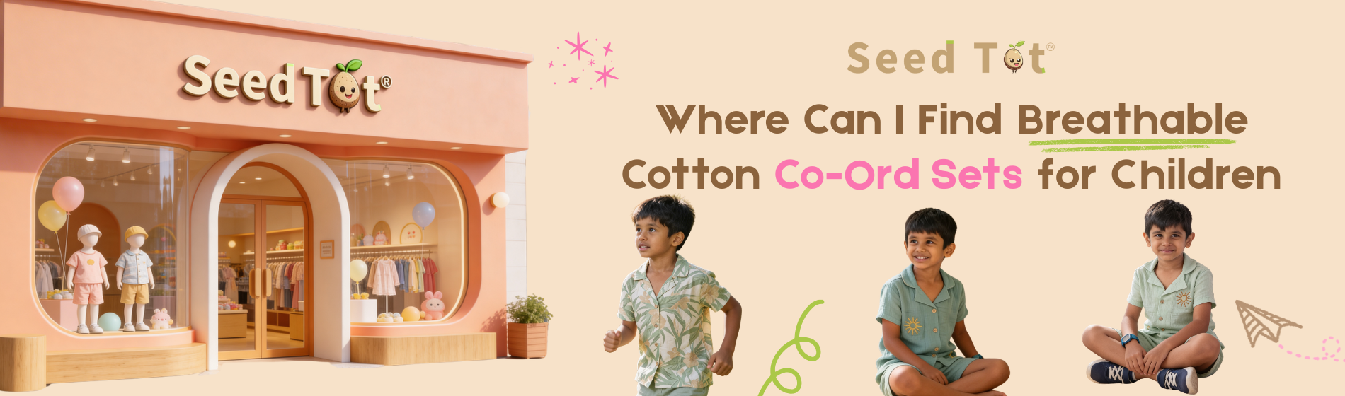 Where Can I Find Breathable Cotton Co-Ord Sets for Children?