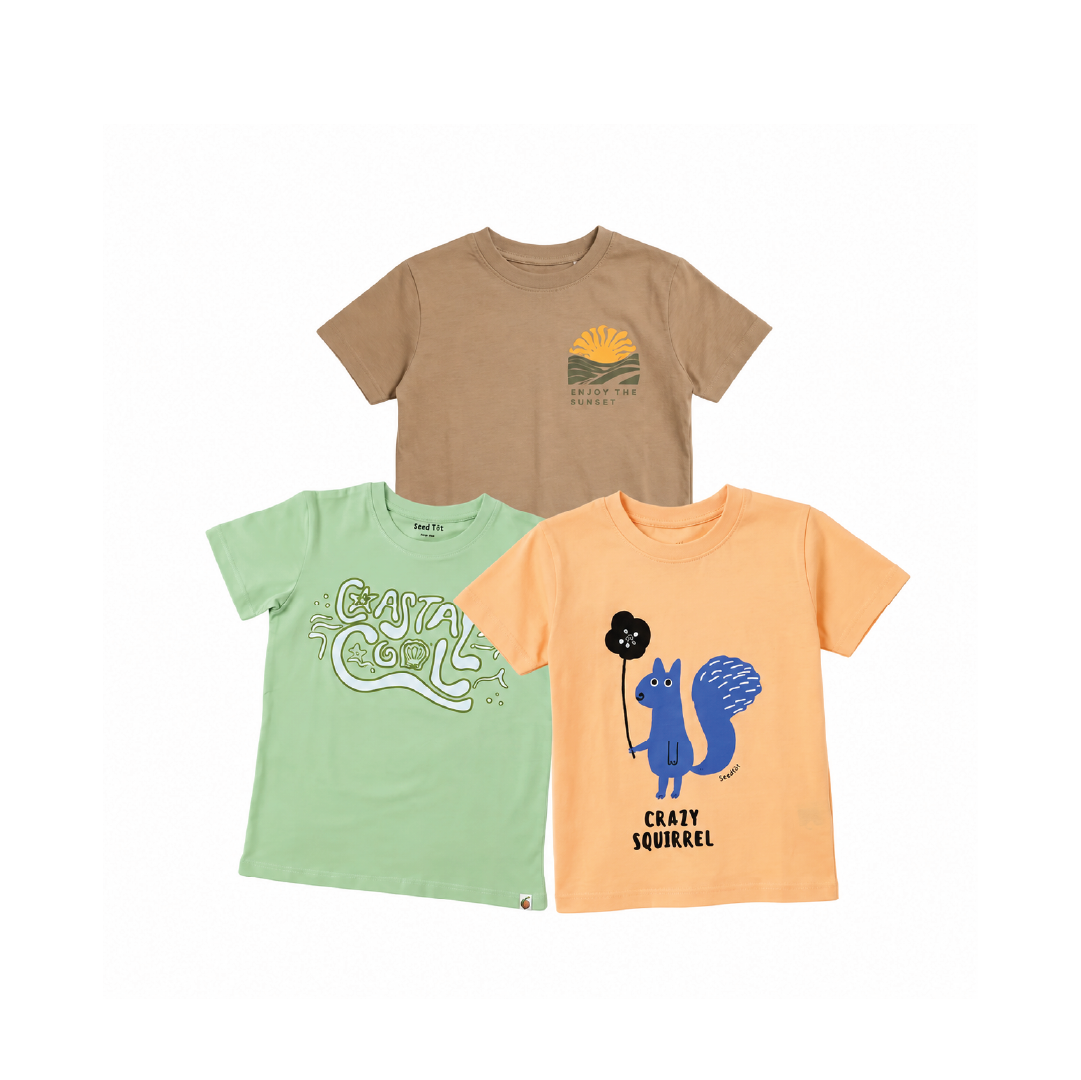 Dusk & Dawn ,Coastal Cool and Squirrel Orange - Unisex
