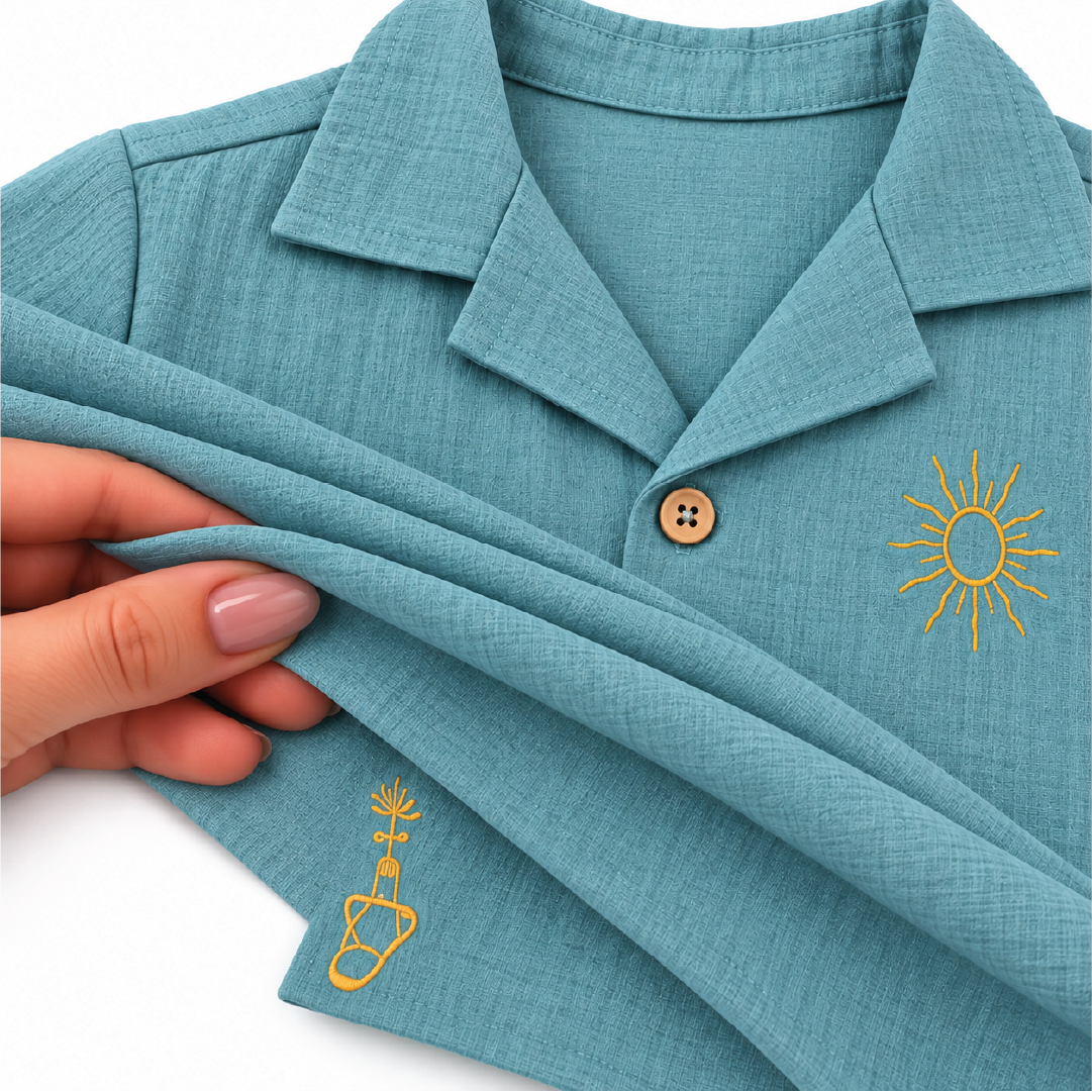 Teal Green Breeze Co-ord Set