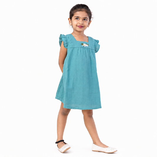 Teal Green Breeze Frock