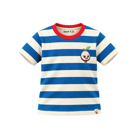 Retro Stripes Cotton Boys' T-Shirt