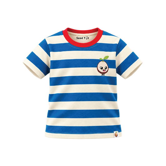 Retro Stripes Cotton Boys' T-Shirt