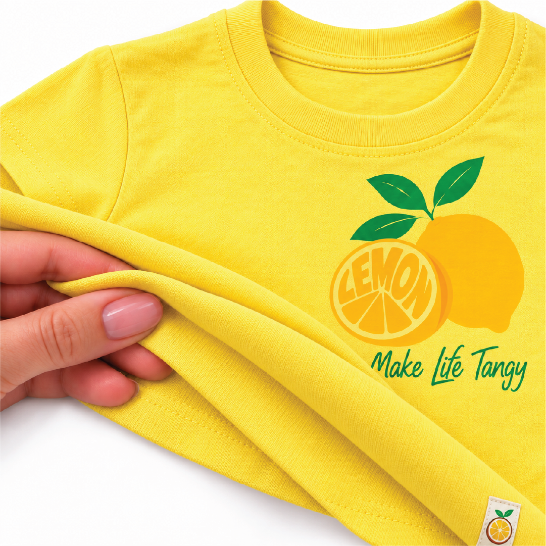 Tangy Lemon Girls Skirt Set