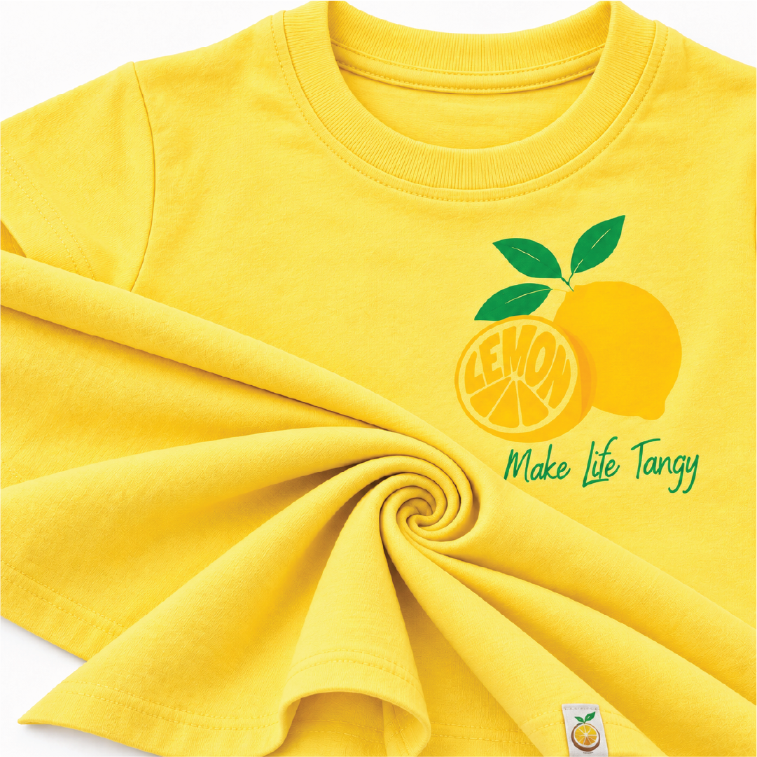 Tangy Lemon Girls Skirt Set