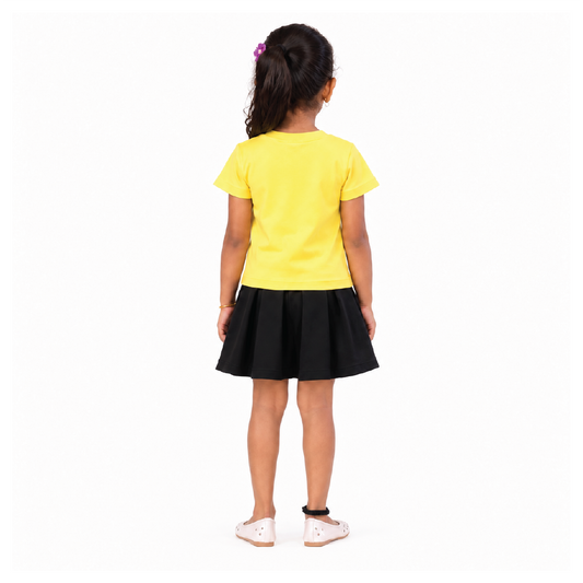 Tangy Lemon Girls Skirt Set