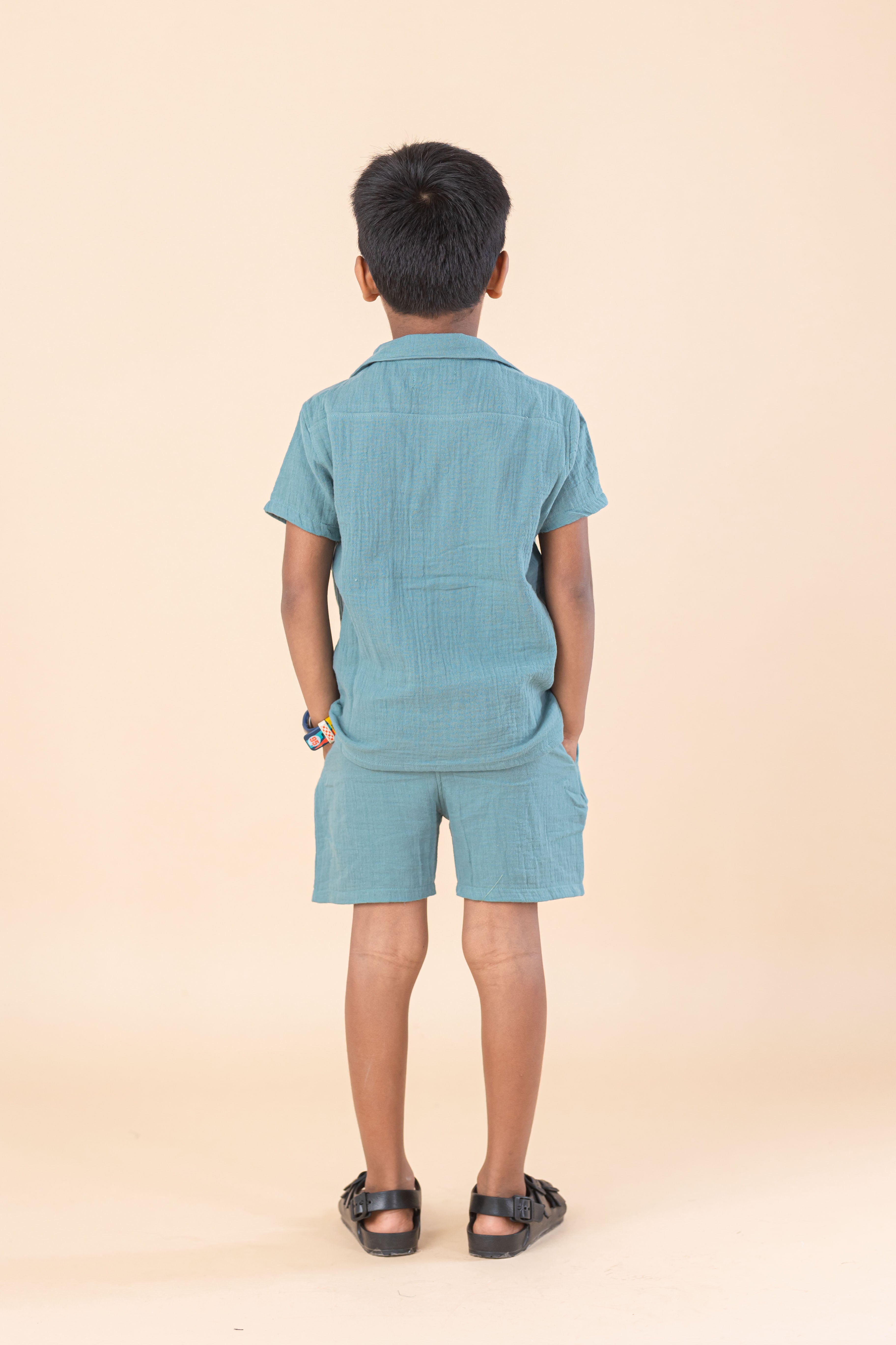 Teal Green Breeze Co-ord Set