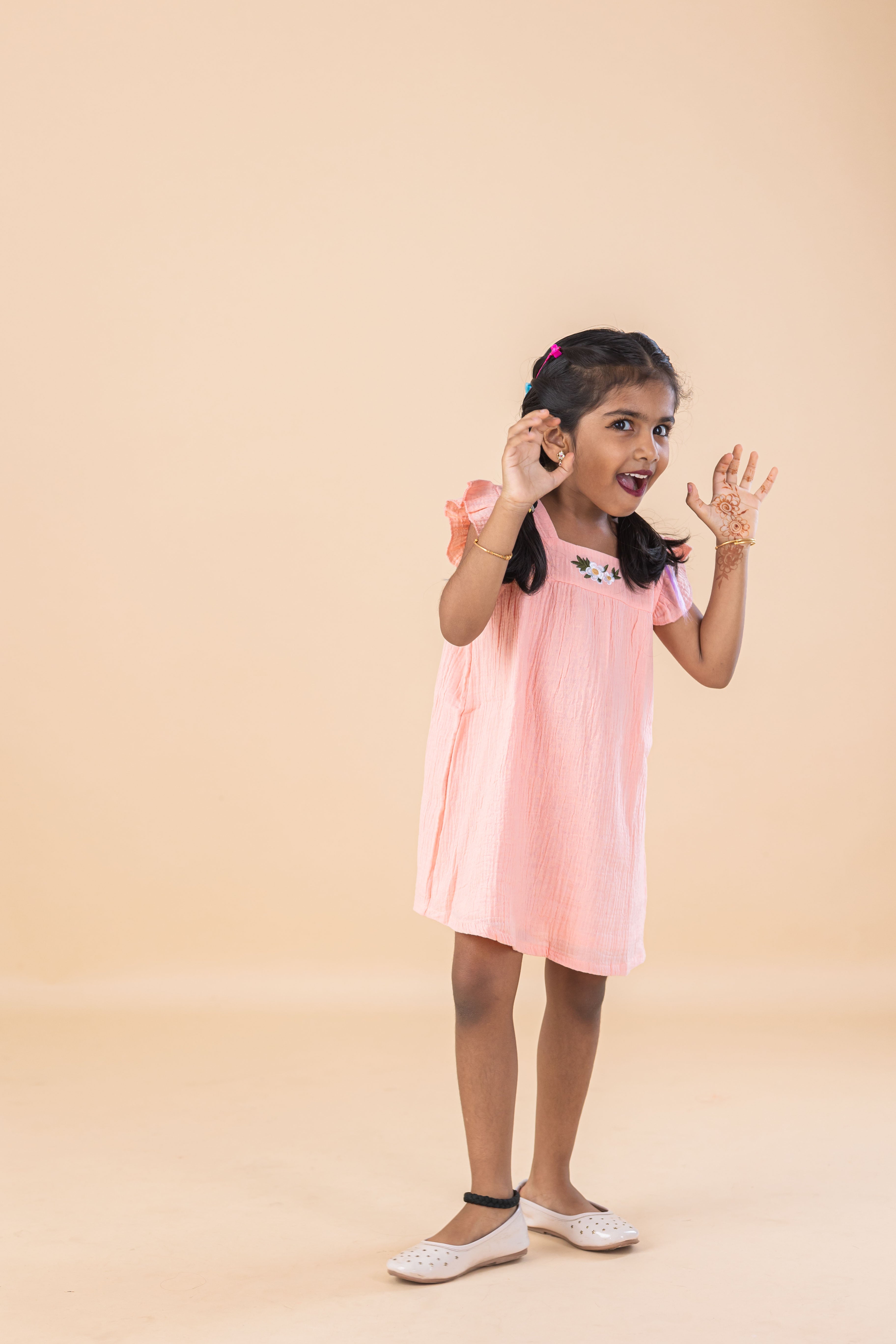 Blush Breeze Muslin Frock