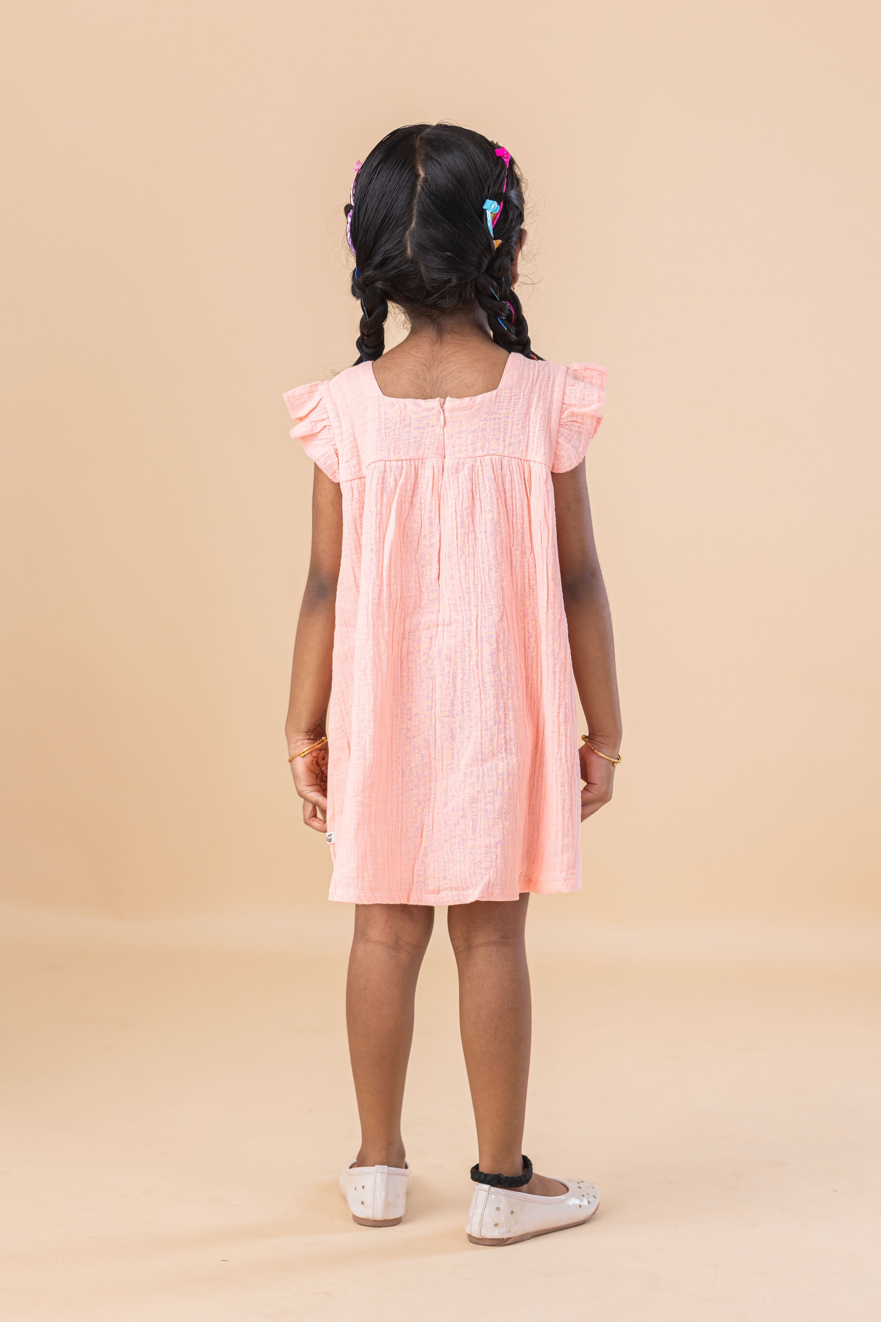 Blush Breeze Muslin Frock