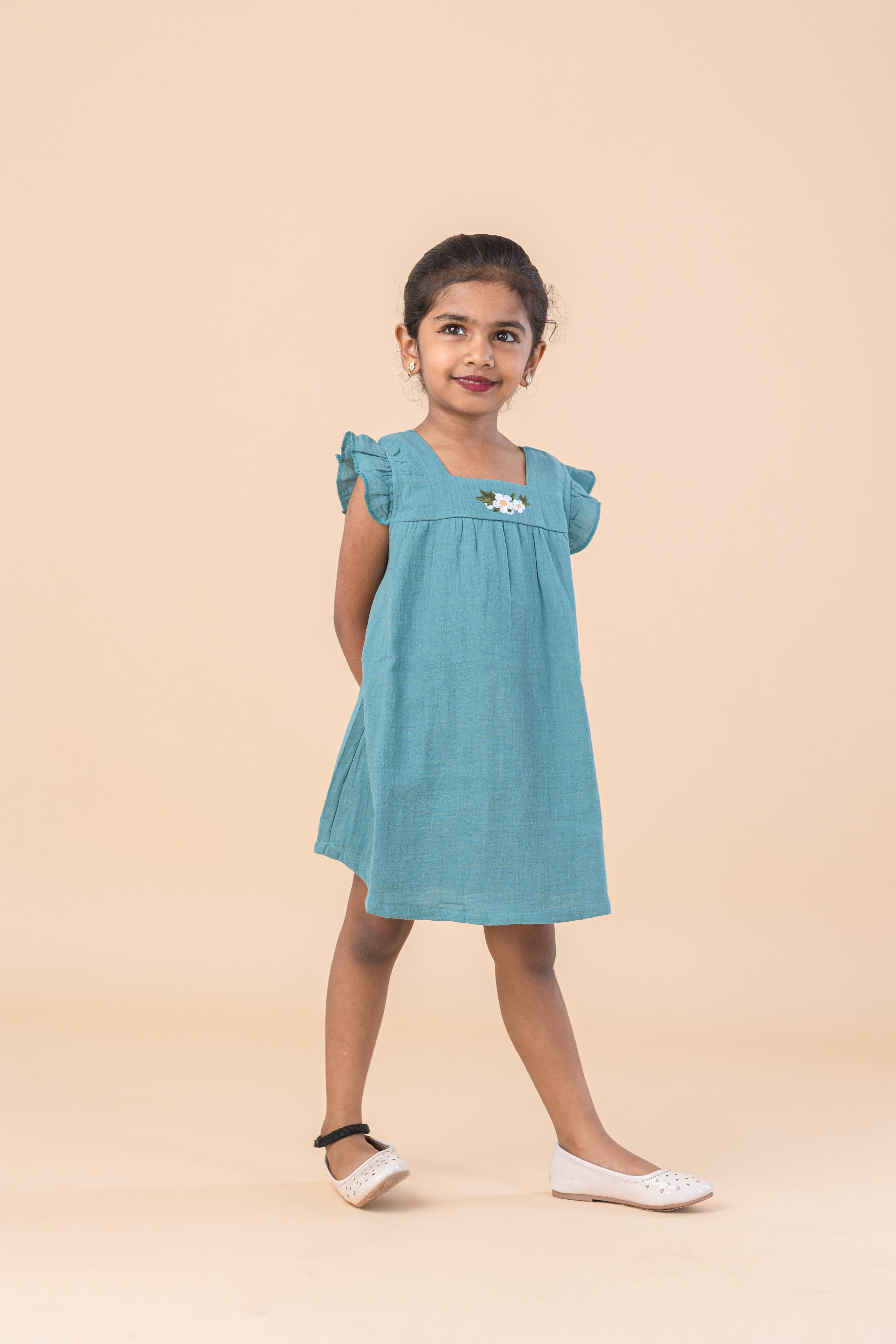 Teal Green Breeze Frock