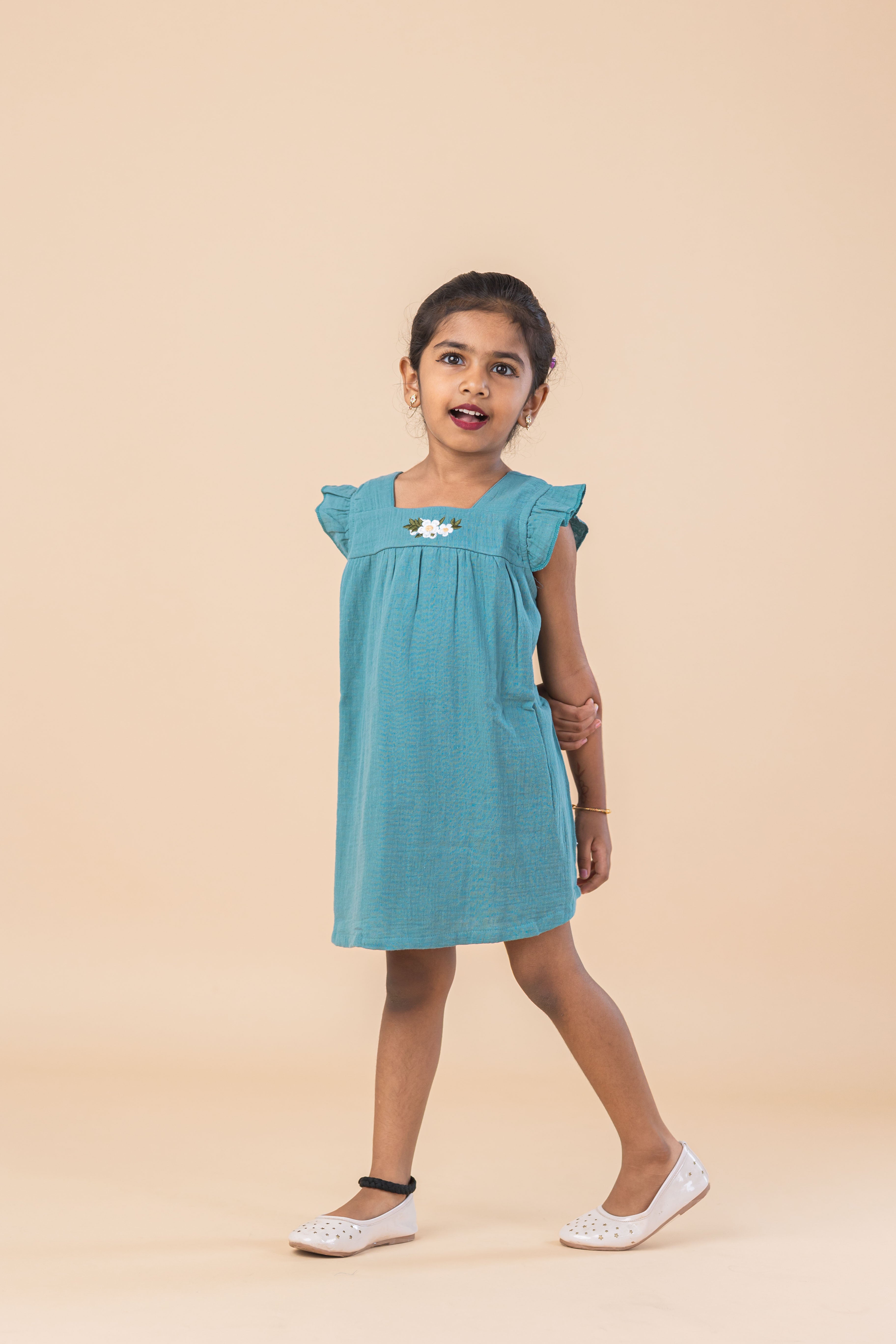 Teal Green Breeze Frock