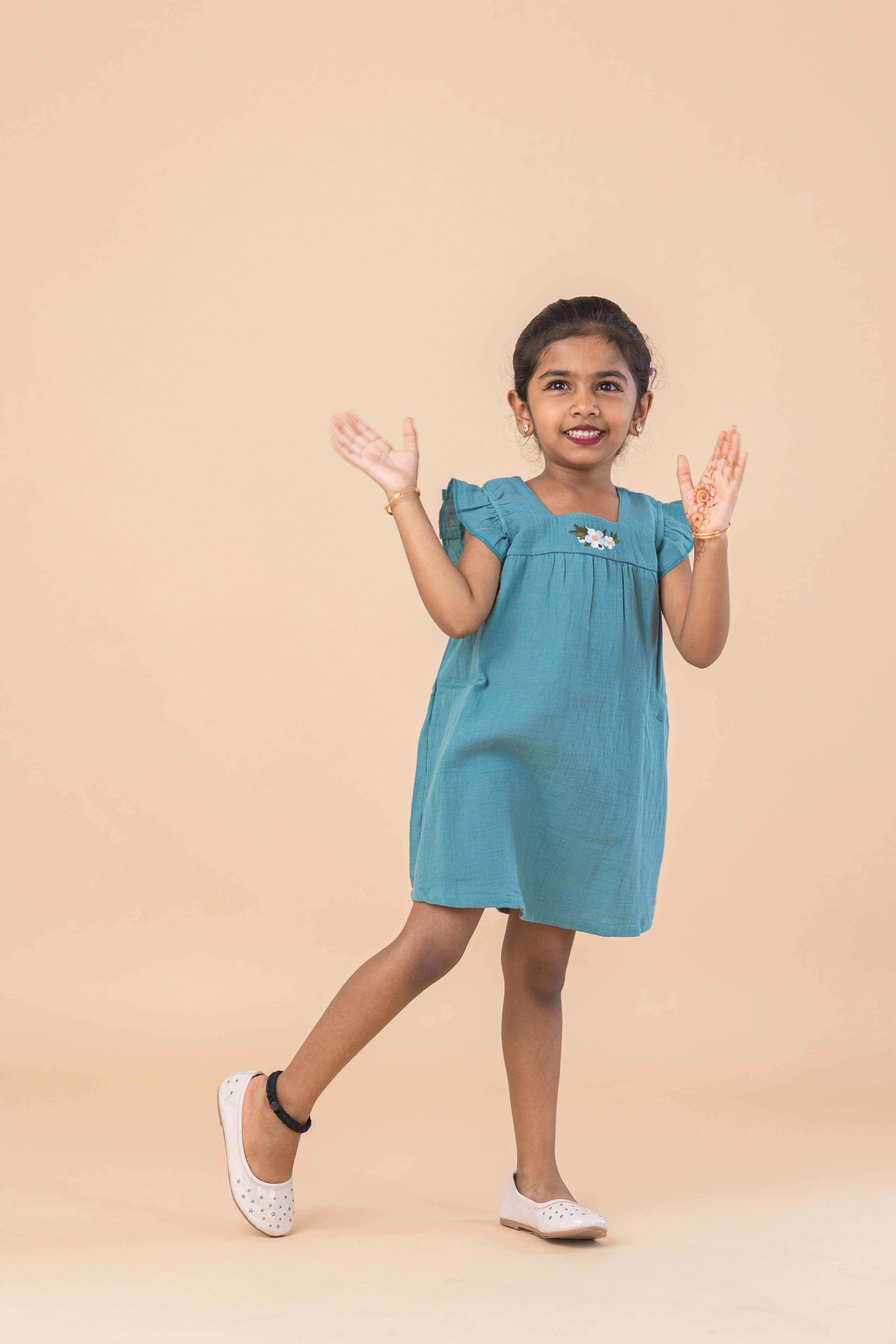 Teal Green Breeze Frock